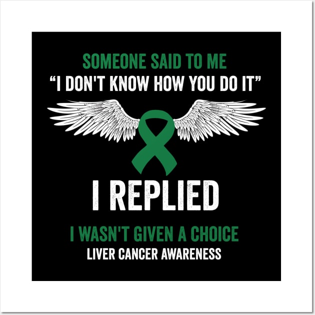 Liver cancer fighter - liver cancer awareness month Wall Art by Merchpasha1